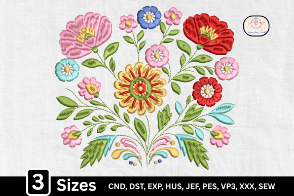 Decorative Folk Floral Bouquet Review