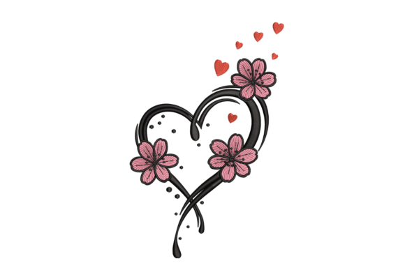 Floral Heart Swirl – Romantic Review