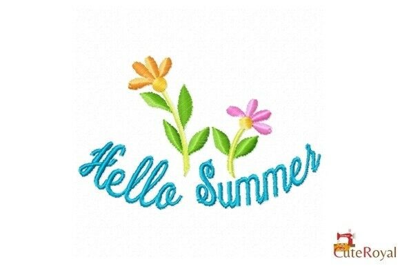Hello Summer Floral Embroidery Review