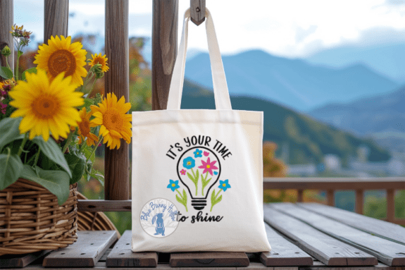 It's Your Time to Shine: A Festive Embroidery Design