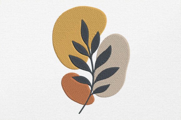 Modern Abstract Embroidery: A Stylish Gift Choice