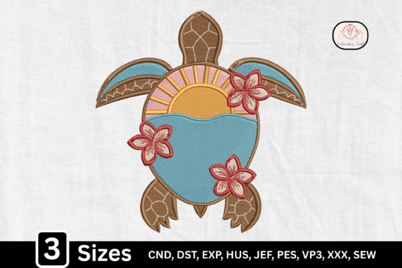 Tropical Summer Sea Turtle: A Versatile Design