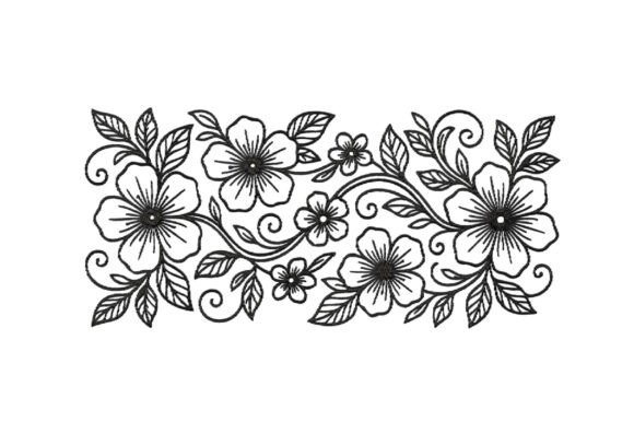 Vintage Floral Embroidery Design: A Classic Choice